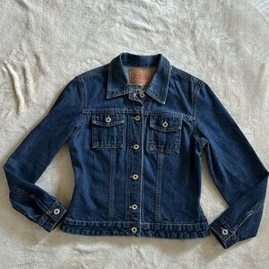 Guess Jean denim button up coat